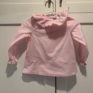 Girls Marie Chantal Ruffle Collar Blouse